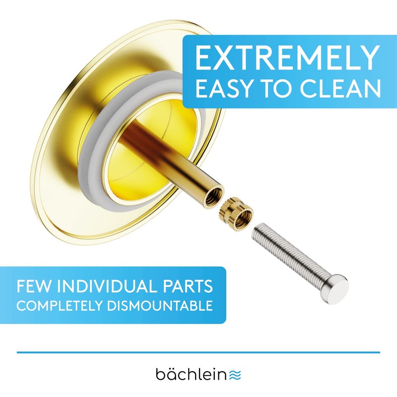 Bächlein Universal Bath Plug - Drain Plug [Gold] - incl.