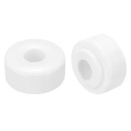 sourcing map 15 Pcs Ceramic Insulator Bead, 6.2mm x 18mm x 11mm Electronic Wire Bundle Insulation Heat Protection Round Shaped Ceramic Tube for Cable Bundle, Wire Protection