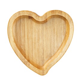 BinaryABC Heart Shaped Wood Serving Platters and Trays Side Dish Serving Trays Tabletop Serving Platters,Mother Day Table Decorations Supplies (4.9inch)