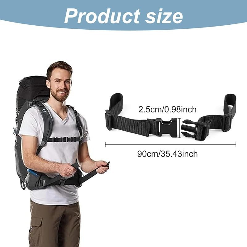 Adjustable Backpack Sternum Strap, 5Pcs Heavy Duty Backpack Chest Straps,Quick