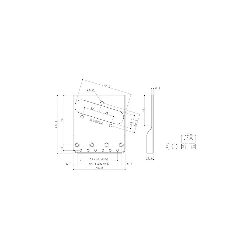 Gotoh Tune Power Caster for Bridge, the Relic (PBS –