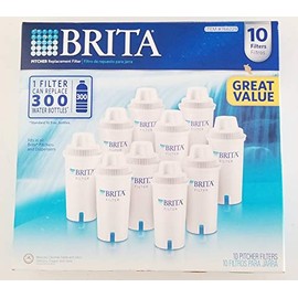 Brita Pitcher Replacement, 10 Filters