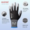 KAYGO Thin Work Gloves PU Coated 12 Pairs, KG15P, Nylon