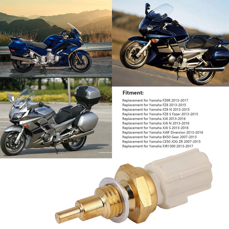 Radiator Coolant Water Temperature Temp Sensor Replacement for Yamaha FZ6R