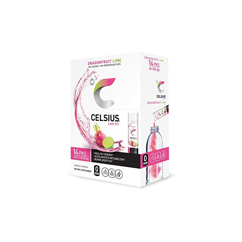 Dragonfruit Lime On-The-Go - Paquete de palillos en polvo, cero