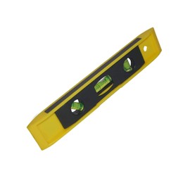 Nivel torpedo con Imán 9". 3 Gotas (Burbujas): Horizontal, Vertical y 45°. Marca: High Power. Modelo: Niv-9