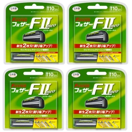 [Bulk Purchase] Feather System FII Neo Replacement Blades 10 x 4 Packs