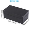 Otdorpatio Outdoor Waterproof Junction Box IP67 Project Box ABS Black
