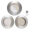 LED Spot Stainless Steel Set of 3