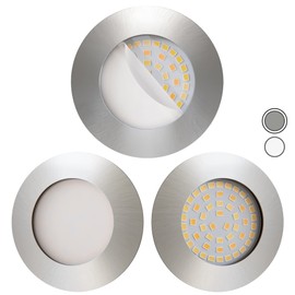 LED Spot Stainless Steel Set of 3