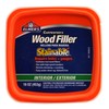 Elmer's E891 Carpenter's Stainable Wood Filler, 1 Pt Tub, 12-24,