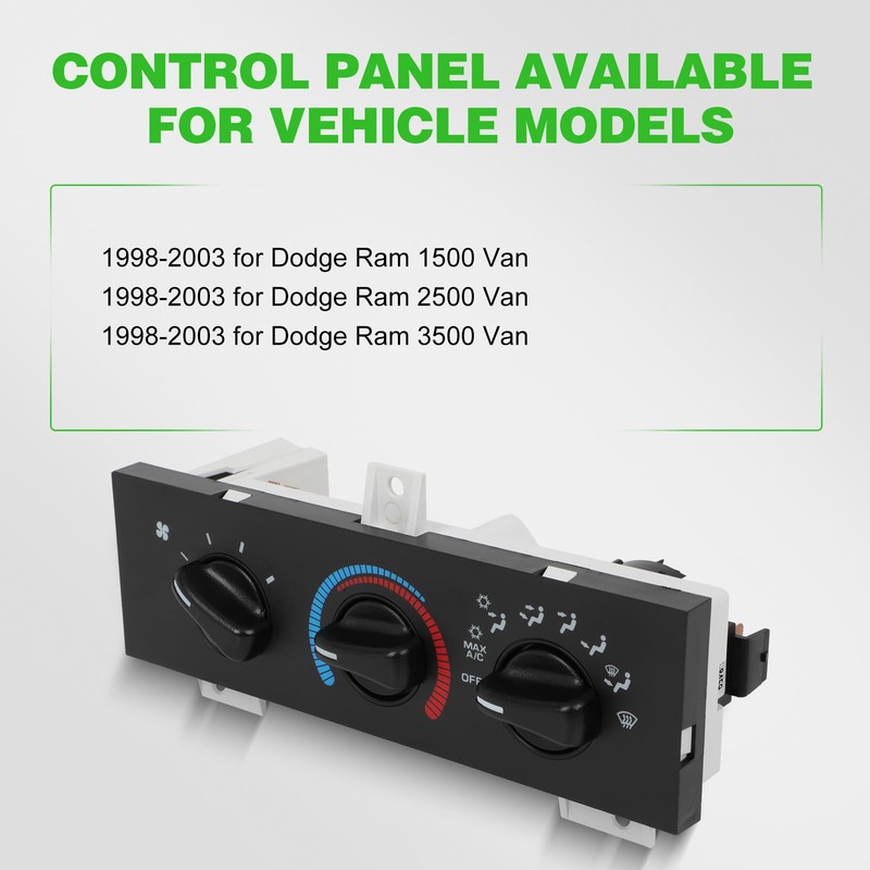 SCITOO Climate Control Module AC Heater Control Panel 1998-2003 for