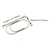 Clips De Papel Resistentes 2 Pulgadas 30 Unidades Metal Rosa