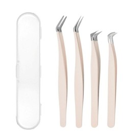 Half Club/Nail Art Neat Table Precision Precision Twenty Set 4 Types Set / 하프클럽/네일아트 깔끔정교 고급 정밀 족집게 핀셋 4종 세트