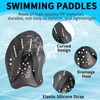 MCSDFN 2 Pcs Swim Hand Paddles, Swim Paddles with Adjustable