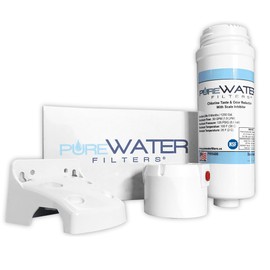 Water Filter Kit Compatible with Keurig B150, K150, B155, K155, K2500, K3000, B3000, B3000SE, K3500, K4000 (Filter, Housing Head, Mounting Bracket with Screws) by PureWater Filters