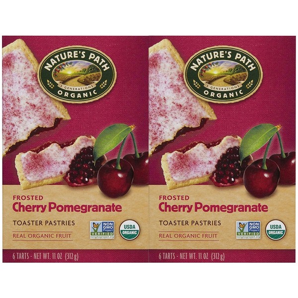 Nature's Path Frosted Toaster Pastry - Cherry Pomegranate - 11 oz - 6 ct - 2 pk