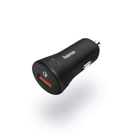 Hama - Qualcomm® Quick Charge™ 3.0 Car Charger, black - Black (1 Accessories)