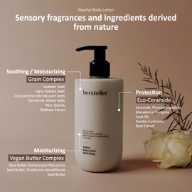 hersteller Nearby Scented Vegan Body Lotion 10.1 fl oz Moisturizing Soothing Non Sticky Still A Rose