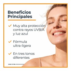 Eucerin Sun Face Hydro-Fluid FPS 50  Tono Claro 50ml                                                                                                  