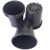 Landmark Plastics Nursery Black Plastic Pots, Trade Gallon Size, Box