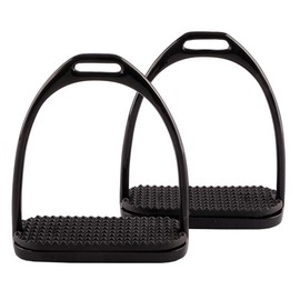 Country Pride Black Stainless Steel Fillis English Stirrups