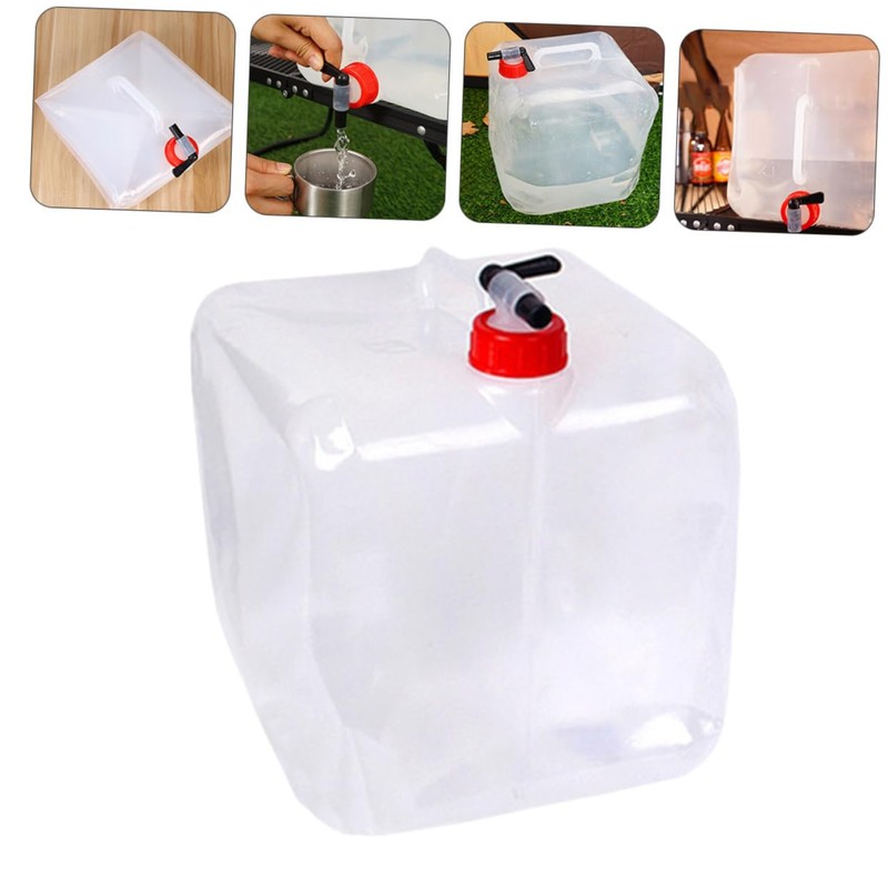 KICHOUSE Portable Water Container Camping Water Tank Pe Pp Material