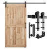 SMARTSTANDARD 7 FT Heavy Duty Sturdy Sliding Barn Door Hardware
