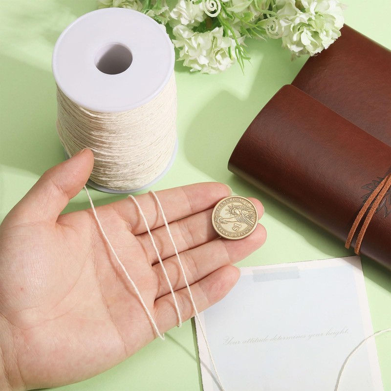 FREEBLOSS 300 m Sashiko Yarn 100% Cotton Embroidery Thread 5
