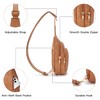 Telena Sling Bag for Women Leather Fanny Pack Crossboday Bags