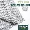 Houseify SNUGGLEVIDA Bamboo Cooling Blanket - Temperature Regulating Waffle Blanket