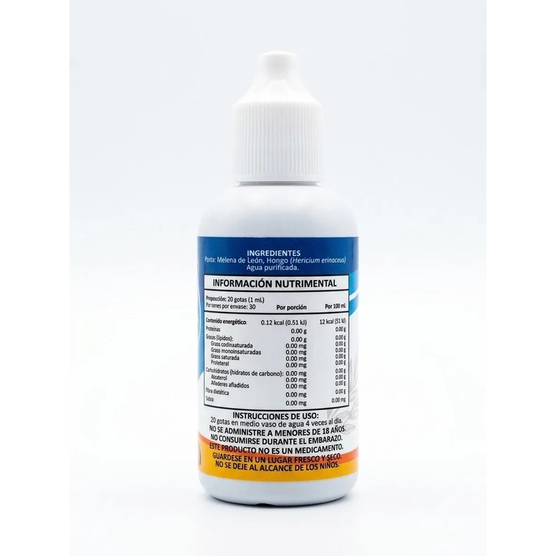 5 Té De Hongo Melena De León En Gotas 30ml