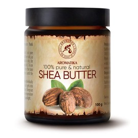 Shea Butter 100 g - Butyrospermum Parkii from Africa - Karité Body Butter - Body Butter - Shea Butter - for Very Dry Skin - Hair Treatment - Skin Care - Nail Care - Hand Care - Massage
