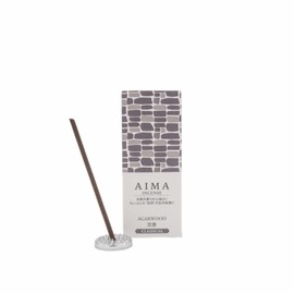 FUJIEI AIMA A-002 Incense Agarwood Incense Holder Included 15 Sticks Approx. 2.8 inches (7 cm) A-002 Stick Type Scent Made in Japan