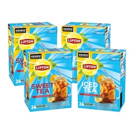 Lipton Iced Tea K-Cup Pods, Sweet Tea & Unsweetened Tea 24 CT (2ea) (Variety Pack)