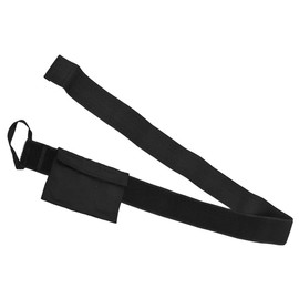 1 PCS Peritoneal Dialysis Belt PD Catheter Holder with Mesh Pouch Black Polyester for Tube Feeding Tube Peg Tubing Transfer Set Fixation