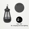 mikilov Cat Resin Statue with Solar Lantern (Hand) - Outdoor