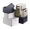 Rotho Country Rattan Effect Storage Box, 18 Litres, Plastic (Polypropylene),