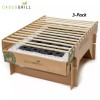 CasusGrill 3-PACK: CasusGrill One-Time Use Biodegradable Instant Grill