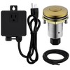 SINKINGDOM Garbage Disposal SinkTop Air Switch Kit with Stainless Steel