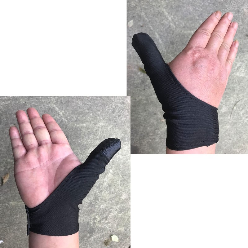 QIZHIMEI Bowling Glove - Thumb Saver Protector, Stabilizer for Bowling