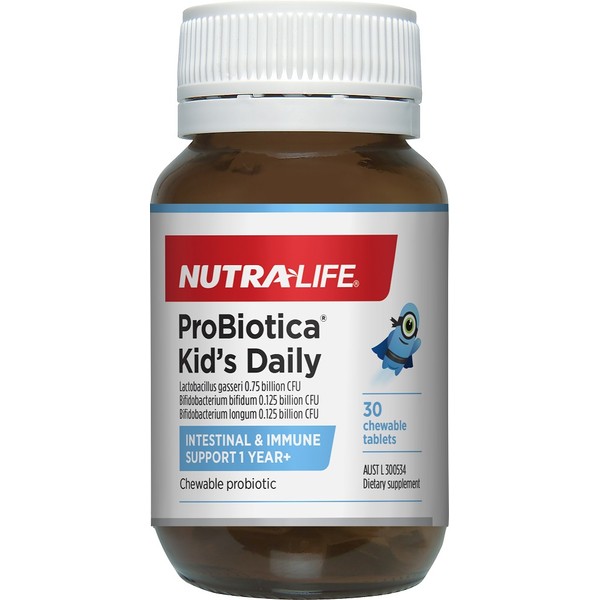 Nutra-Life Nutralife ProBiotica Kid's Daily Chewable Tablets 30 - Expiry 04/08/24