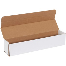 BOX USA Small Shipping Boxes 17.5"L x 3.5"W x 3.5"H, 50-Pack | Foldable Corrugated Cardboard Crush-Proof Box for Shipping, Packing, Moving and Storage