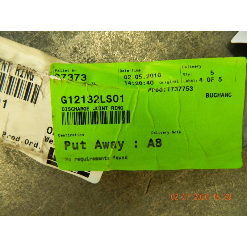 Warman Pump Discharge Joint Ring