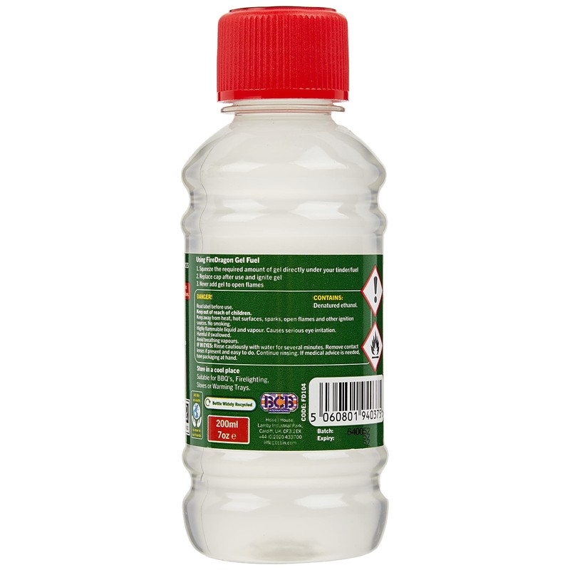 BCB ADVENTURE Fire Dragon Gel Fuel, 250ml