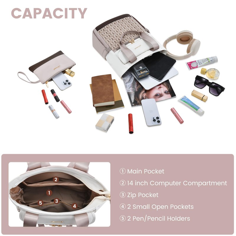 LOVEVOOK Backpack Purse for Women, Convertible Mini Backpacks Tote for