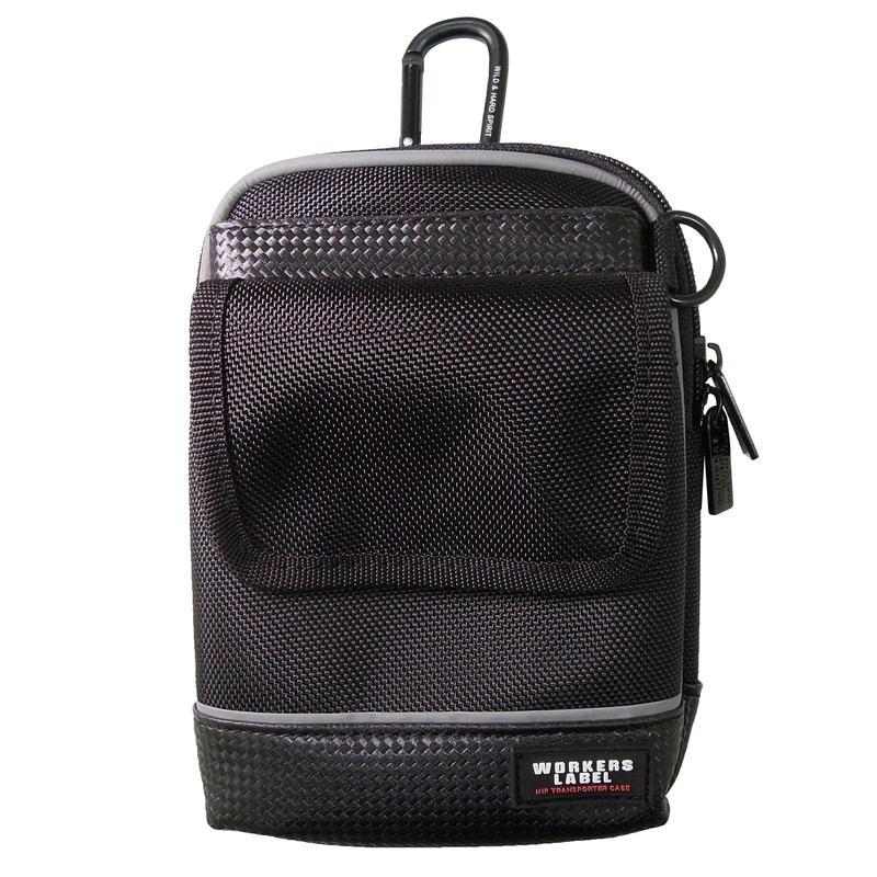Bowken Club RF-104 Pouch, Small Case with Reflective Lines, Black