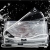 PVC Transparent Vinyl Tarp Windproof Waterproof Cold Protection Shelter Draft Blocker 2x3m