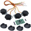 DIYmalls 4pcs Weight Sensor 50kg Load Cell Half-bridge Strain Gauge