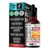 Complejo De Vitamina B Sublingual Vegano 60 Ml Hecho En
